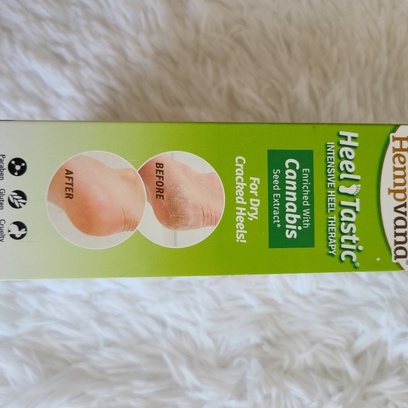 HEMPVANA Heel Tastic Intensive Heel Therapy with Canabis Seed Extract 2 oz, New - Picture 3 of 4
